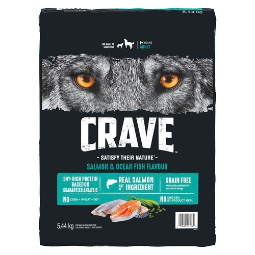 Crave Dry Dog Food Salmon & Ocean Fish 5.44 kg