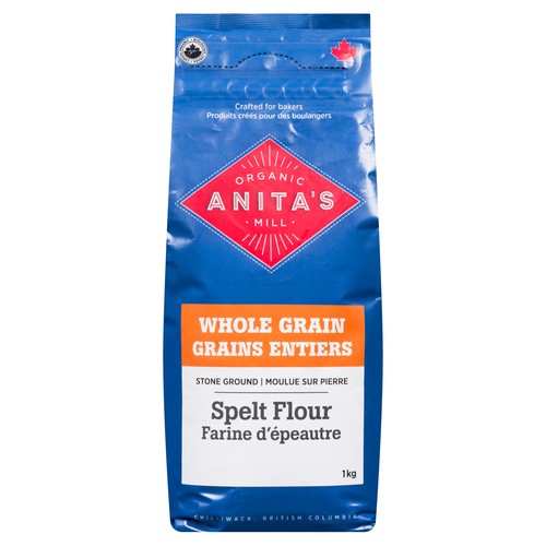 Anita's Organic Mill Spelt Flour Whole Grain 1 kg