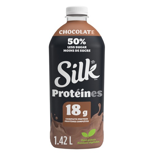 Silk Protein Lactose-Free Soy Beverage Chocolate 1.42 L