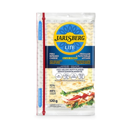 Jarlsberg Sliced Light Cheese 120 g