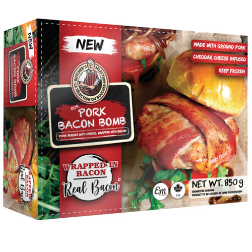 Butcher's Selection Frozen Pork Bacon Bomb 850 g