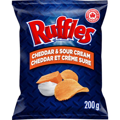 Ruffles Potato Chips Regular 200 g - Voilà Online Groceries & Offers