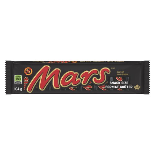 Mars Barres de chocolat original 104 g