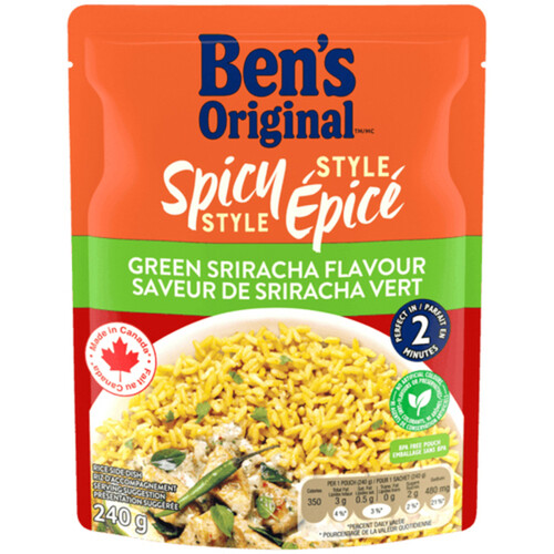 Ben's Original Rice Green Sriracha 240 g