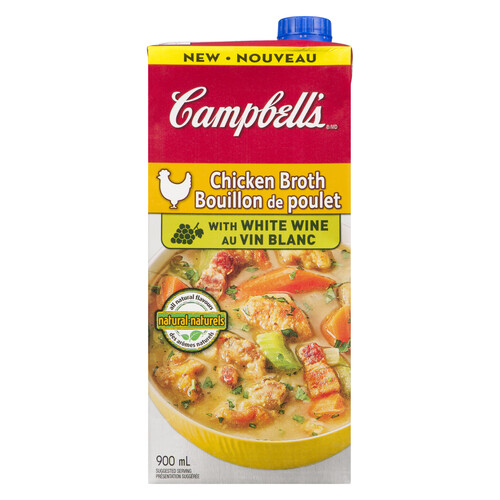 Campbell's Chicken Broth With White Wine 900 ml