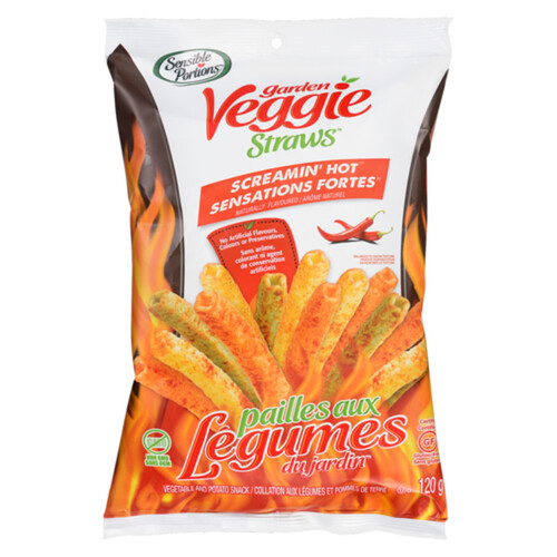 Sensible Portions Garden Veggie Straws Screamin' Hot 120 g 