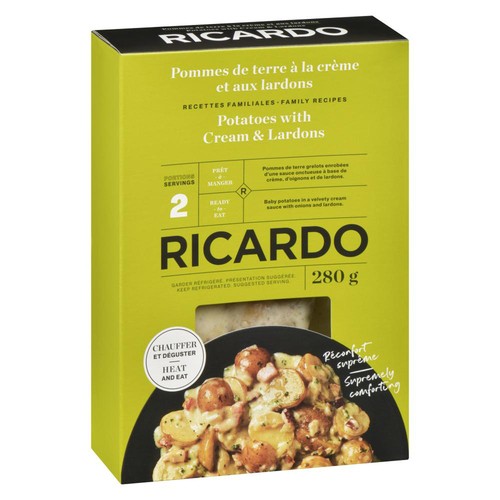 RICARDO Potatoes With Cream & Lardons 280 g