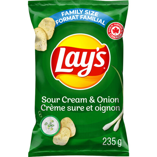 Lay's Potato Chips Sour Cream & Onion 235 g