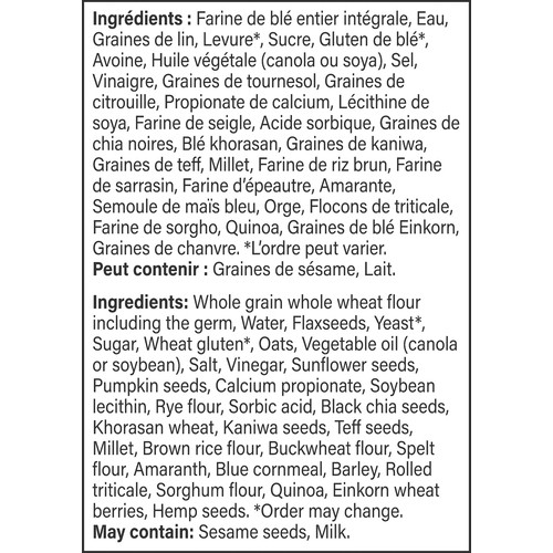 Bon Matin Plus Bread 22 Grains x Zinc 600 g