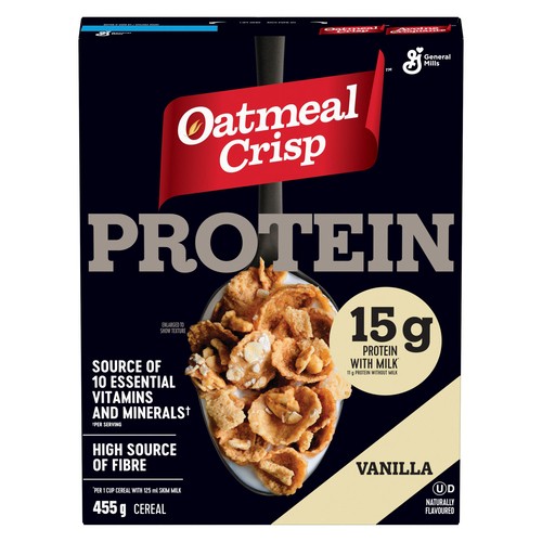 Oatmeal Crisp Cereal Protein Vanilla 455 g