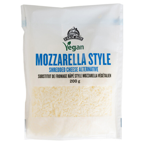 Farm Boy Vegan Mozzarella-Style Shredded Cheese Alternative 200 g