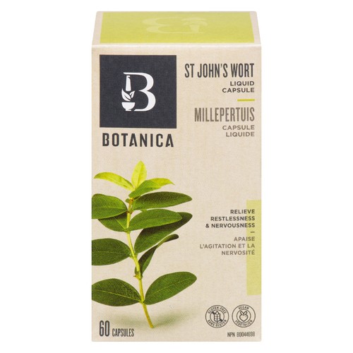 Botanica St John's Wort Liquid Capsule 60 Count