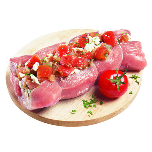 Pork Tenderloins Fresh Stuffed Bruschetta And Feta 