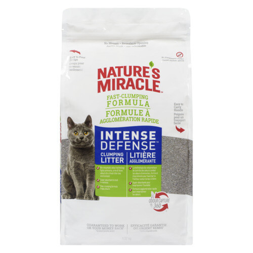 Nature's Miracle Clumping Cat Litter Intense Defense 9.04 kg