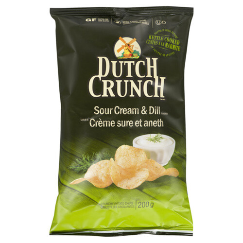 Old Dutch Potato Chips Sour Cream & Dill 200 g