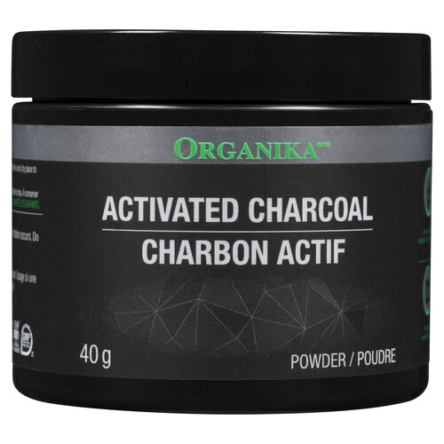 Organika Health Products Activated Charcoal Powder 40 g
