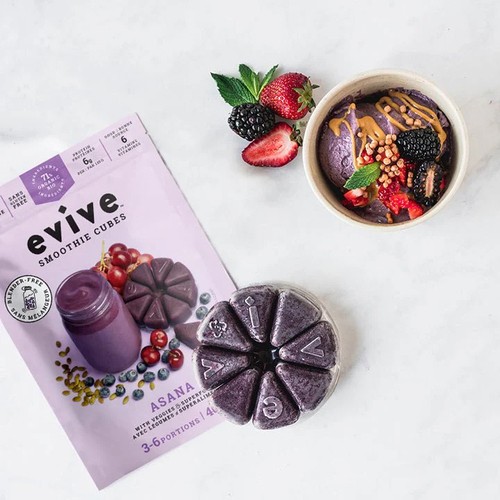 Evive Frozen Smoothie Cubes No Added Sugar Asana 405 g