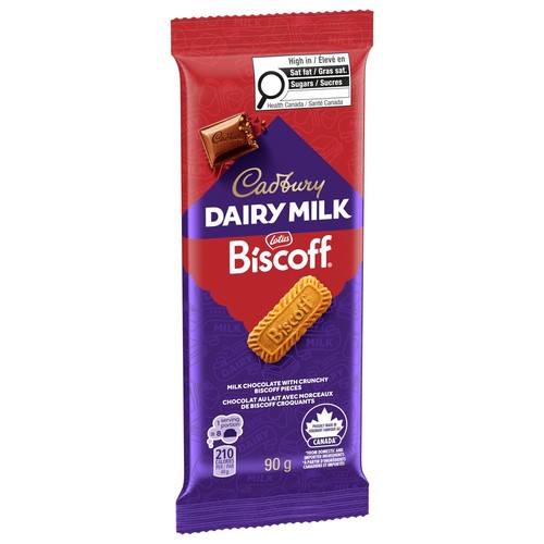 Cadbury Dairy Milk Chocolate Bar Biscoff 90 g