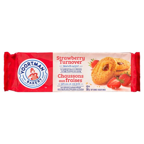 Voortman Turnovers Cookies Strawberry 300 g