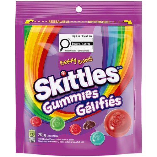 Skittles Gummy Candy Wild Berry Sharing Bag 280 g
