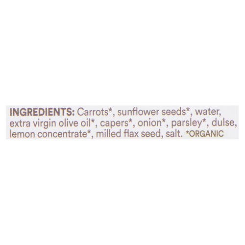 Live Organic Food Dairy-Free Dip & Spread Carrot Lox 198 g