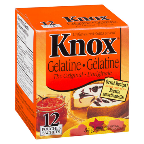 Knox Gelatine Unflavoured 12 Pack 84 g