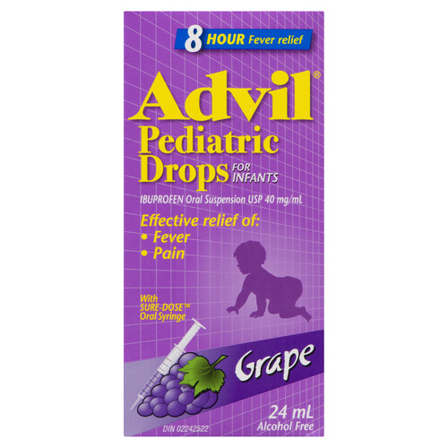 Advil Pediatric Drops Grape 24 ml