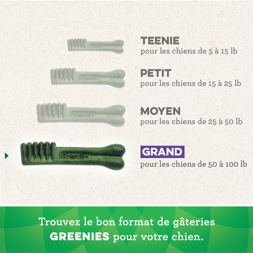 Greenies Dog Treats Original Large Natural Dental Care 340 g