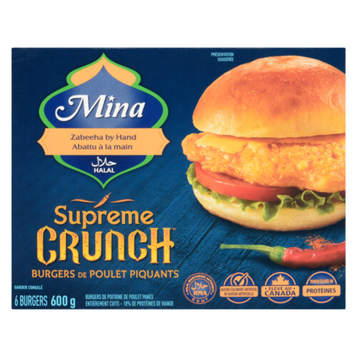 Voilà Mina Chicken Zinger Frozen Burgers 600 g