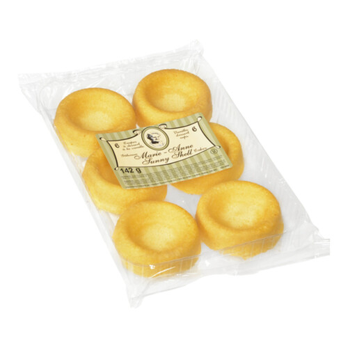 Marie-Anne Vanilla Sunny Shell Mini Cakes 6 Pack 142 g
