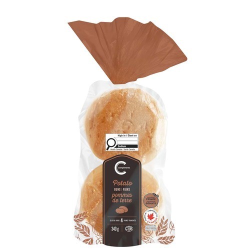 Compliments Buns Potato 4 x 85 g