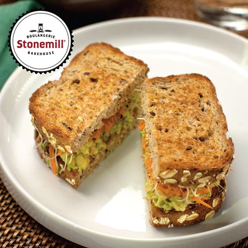 Stonemill Bakehouse Honest Wellness Sprouted 3 Grains Bread 454 g