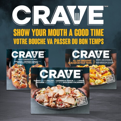 Crave Frozen Turkey With Italian Sausage Stuffing 283 g