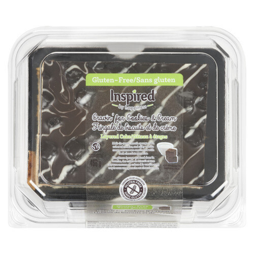 Inspired By Happiness Gluten-Free Frozen Layered Cake Cookies & Cream 468 g