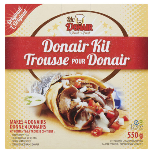 Mr Donair Frozen Original Donair Kit 550 g