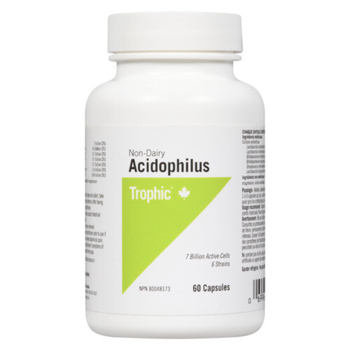 Trophic Non-Dairy Acidophilus 60 Capsules