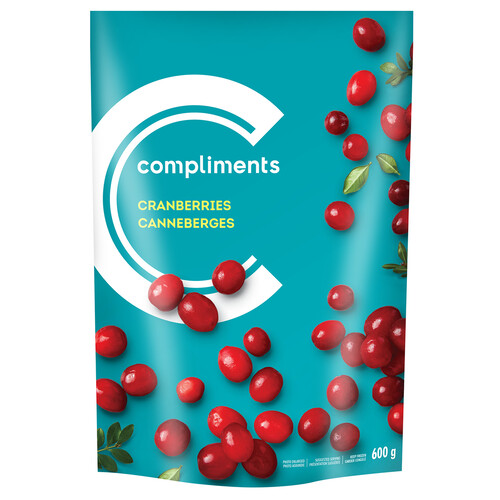 Compliments Frozen Cranberries 600 g