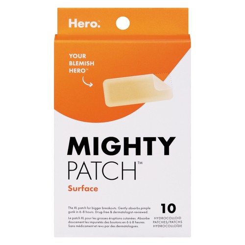 Hero Mighty Patch Surface Hydrocolloid Patches 10 Count