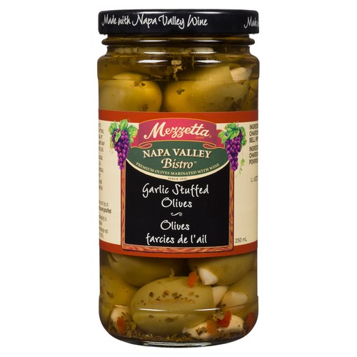 Mezzetta Olives Stuffed Garlic 250 ml