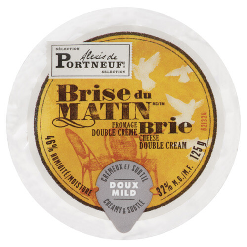 Alexis de Portneuf Brise Du Matin Brie Double Cream Cheese 125 g 