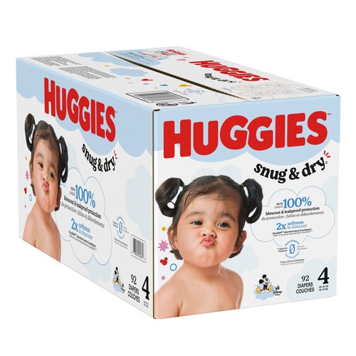 Huggies Snug & Dry Size 4 92 Count