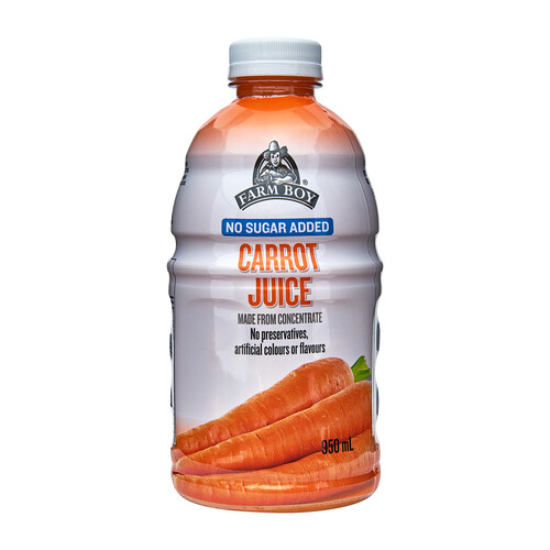 Farm Boy No Sugar Added Juice Carrot 950 ml (bottle)