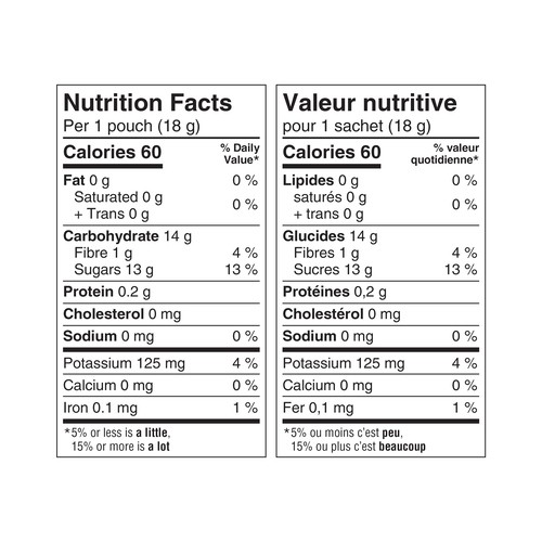 SunRype Organic Fruit Bites Apple Blueberry 6 x 18 g