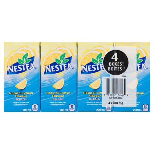 Nestea Iced Tea Lemon 4 x 200 ml