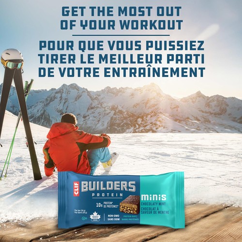 Builders Mini Protein Bars Chocolate Mint 10 x 34 g