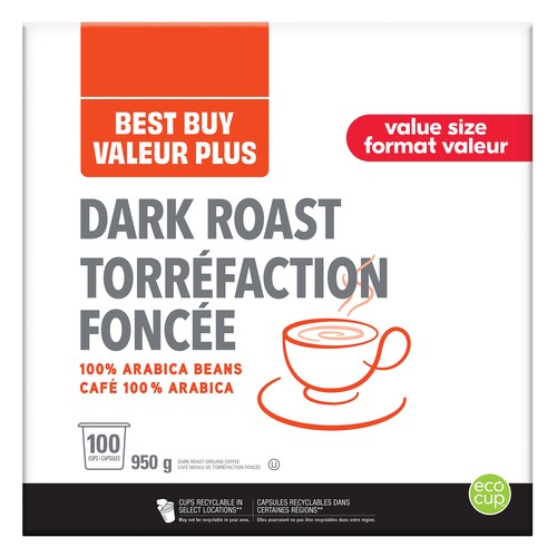 Best Buy Coffee Pods Dark Roast Value Size 100 Cups 