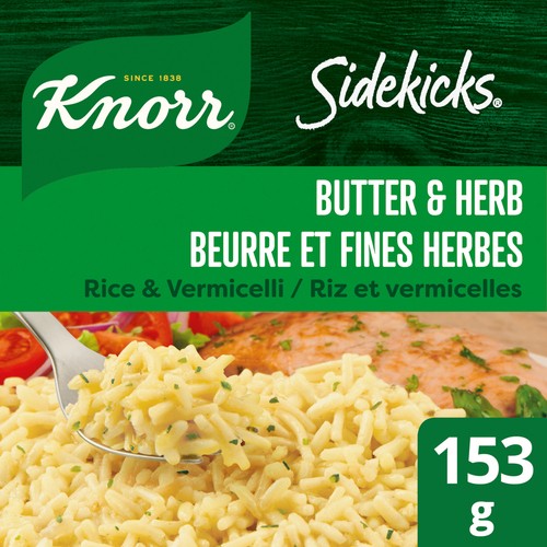 Knorr Sidekicks Easy To Prepare Side Dish Rice & Vermicelli Butter & Herb 153 g