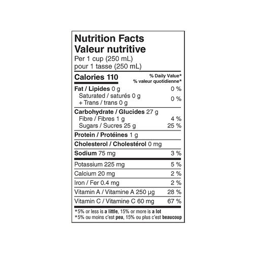 SunRype Fruit Plus Juice Veggies Mango Pineapple 1.36 L