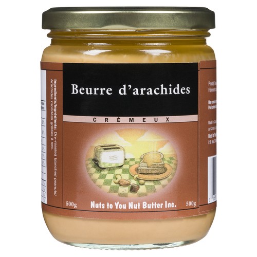 Nuts To You Gluten-Free Peanut Butter Smooth 500 g