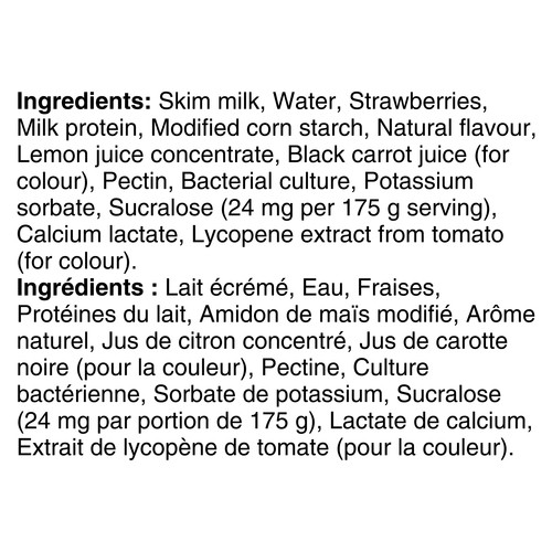 Yoplait Yogurt Source Protein Strawberry 650 g